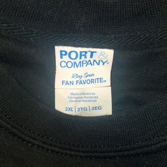 Black Oversized sweatshirt with dancing skeletons - Picture 3 of 3